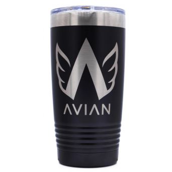 Avian Insulated Thermos Mug - 600ML - Black
