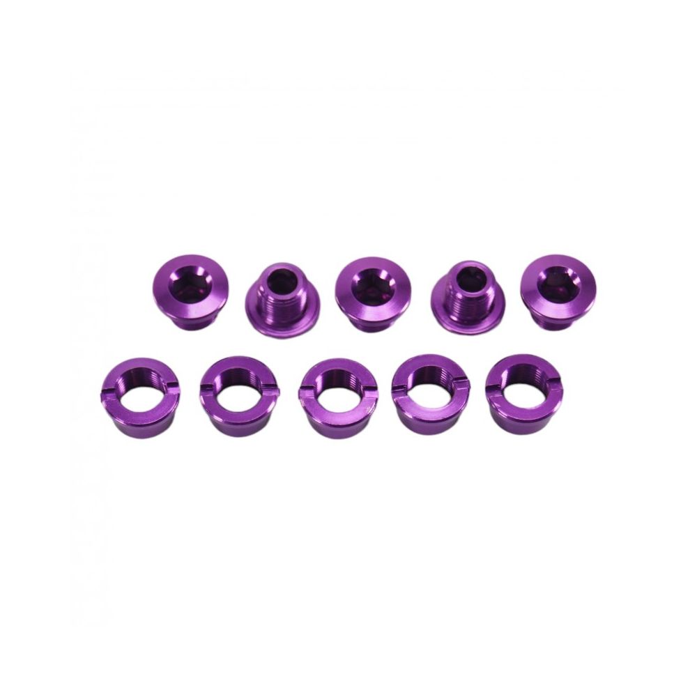 Bolt/Nuts Chainring SD Alloy - 5.5mm - Purple