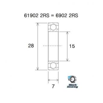 BlackBearing Bearing 6902-2RS