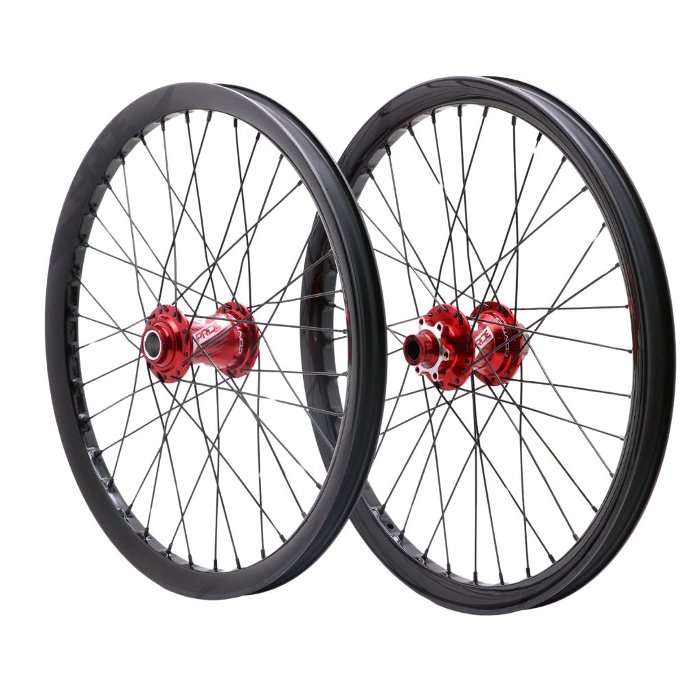 Wheels 20" (406) Pride Wave Gloss Black / Pride Control 15mm - Red