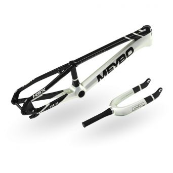 Kit Cadre/Fourche Meybo HSX Carbon 2025 - Black/Pearl White