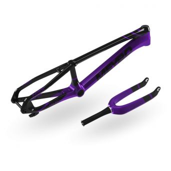 Kit Cadre/Fourche Meybo HSX Carbon 2025 - Black/Purple