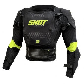 Gilet Shot Optimal 2.0 Black/Neon Yellow Enfant