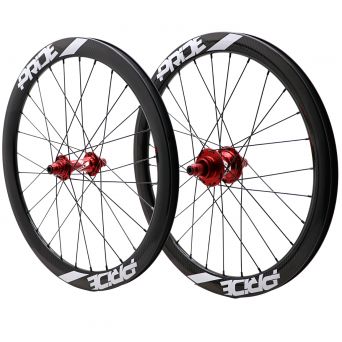 Paire De Roues Pride Gravity Exp Aero Ud Gloss Disc - Moyeux Red