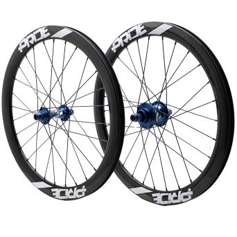 Paire De Roues Pride Gravity Exp Aero Ud Gloss Disc - Moyeux Blue