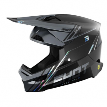 Casque Shot Race - Sprint Holographic Black Pearly Profil