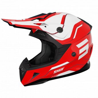 Casque Shot Pulse - Lines Red Glossy