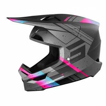 Casque Shot Furious - Mirage Blue Pink Matt