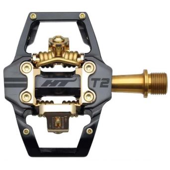 HT T2 SX Limited Edition Pedals - Black/Gold