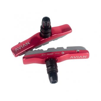 Avian Carbon V-Brake Pads - Red