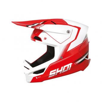 Shot Race Tracer Helmet Red Glossy