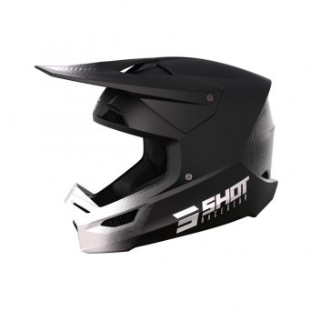 Casque Shot Race - Raw Matt Black