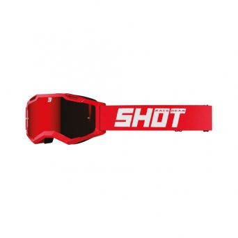 Masque Shot Assault 2.0 - Solid Irridium Red Glossy