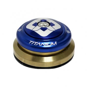 Jeu De Direction Pride Ti45 Titanium (IS) Tapered - Bleu